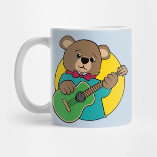 Bear Playing Guitar Mug